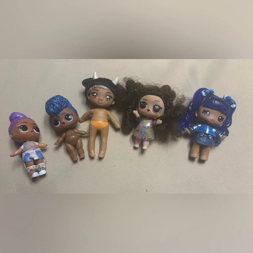 Mixed Doll Lot - Set of 5 - Lol Surprise, Na Na Na Surprise, Yummiland Doll READ